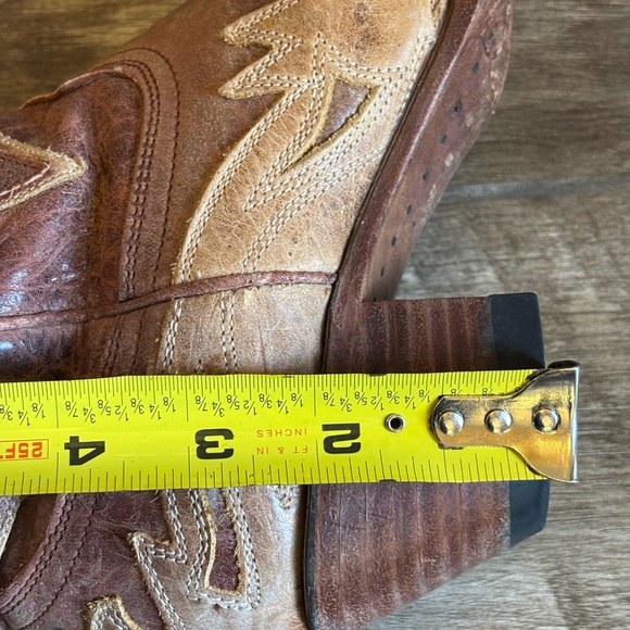 Corral Crackle Distressed Antique Saddle Western Womens Cowboy Boots - Picture 14 of 15